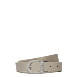 Calvin Klein Cintura Reversibile Round Buckle 20 mm Ecru Stoney - 1