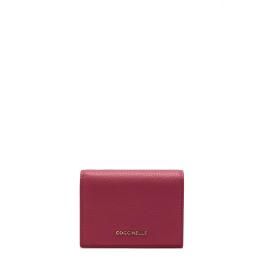 Coccinelle Portafoglio Piccolo Metallic Soft Sangria - 1