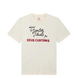 Deus Ex Machina T-Shirt Specter Rare Birds Pristine White - 1