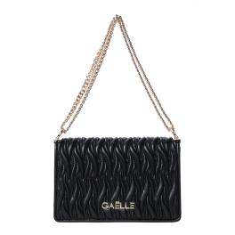 Gaëlle Borsa Reg Shoulder Strap Plissé Nero - 1