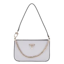 Guess Noelle Mini Lavendar Grey Handbag - 1