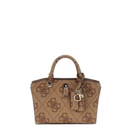 Guess Mini Borsa a mano Queensland Latte Logo - 1