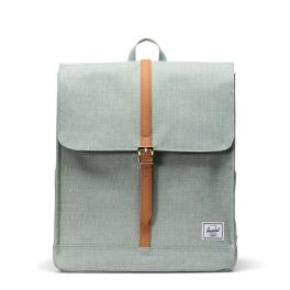 Herschel Supply Zaino City Mid 14.0 Iceberg Green Crosshatch - 1