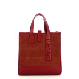 Iuntoo New Tote Piccola Bordeaux + Camoscio Bordeaux - 1