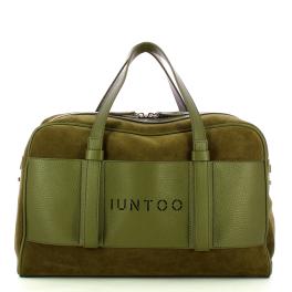 Iuntoo Bauletto Grande Camoscio Verde - 1
