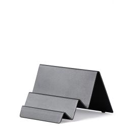 Lexon Stand porta carte City Alluminio Canna di Fucile - 1