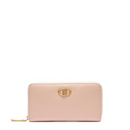 Liu Jo Portafoglio grande Zip Around con Logo Cipria - 1