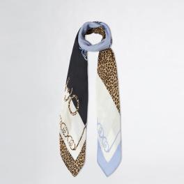 Liu Jo Foulard animalier Denim - 1