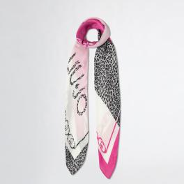 Liu Jo Foulard animalier Pink Berry - 1