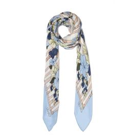 Liu Jo Foulard con stampa floreale Cielo - 1