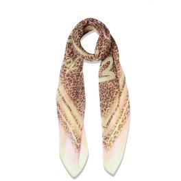 Liu Jo Foulard con stampa animalier Pale Yellow - 1