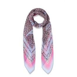 Liu Jo Foulard con stampa animalier Dark Pink - 1