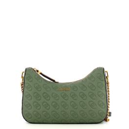 Liu Jo Borsa a spalla mezzaluna logo Dark Jade - 1