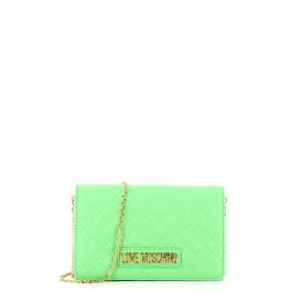 Love Moschino Clutch Shiny Quilted Menta - 1