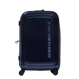 Mandarina Duck Trolley Medio Espandibile 69 cm LOGODUCK + Metal Blue Indigo - 1