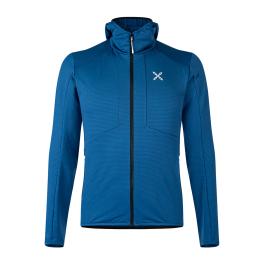 MNTR Maglia con cappuccio Kristall Deep Blue - 1