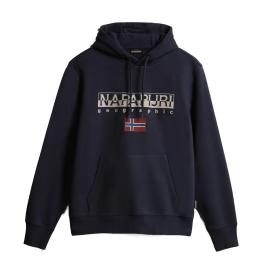 Napapijri Felpa con cappuccio Ayas Winter Blu Marine - 1