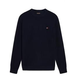 Napapijri Maglione Linen Blu Marine - 1