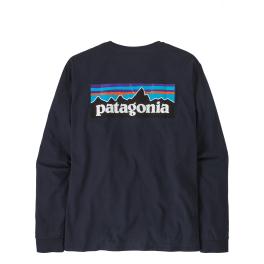 Patagonia Maglia P-6 Logo Responsibili-Tee® New Navy - 1
