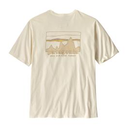 Patagonia T-Shirt '73 Skyline Organic Birch White - 1