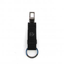 Piquadro Portachiavi con Moschettone Black Square - 1