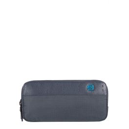 Piquadro Astuccio Pulse P16 Chevron Grigio - 1