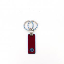 Piquadro Portachiavi con due anelli Blue Square - 1