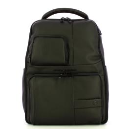 Piquadro Zaino Gommato Porta PC 14" Nero - 1