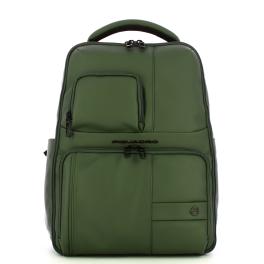 Piquadro Zaino Gommato Porta PC 14" Verde - 1
