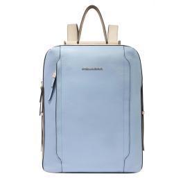 Piquadro Zaino Circle Porta PC 14" Azzurro Beige2 - 1