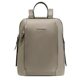 Piquadro Zaino Lyra Porta PC 14" Beige - 1
