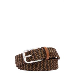 Piquadro Cintura intrecciata elastica Marrone Arancione - 1