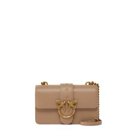 Pinko Mini Borsa a tracolla Love One Biscotto Zenzero Antique Gold - 1