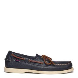Sebago Scarpa da barca Portland Martellato Blue Navy - 1