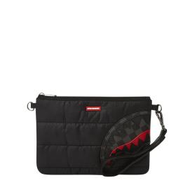 Sprayground Pochette Black Puffer Grey Check Limited Edition - 1