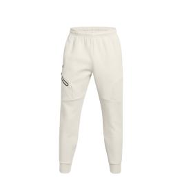 UNDE Pantaloni UA Unstoppable Fleece Summit White - 1