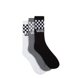 VANS Calzettoni Classic Check Black White - 1