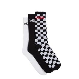 VANS Calzettoni Classic Check Black White - 1